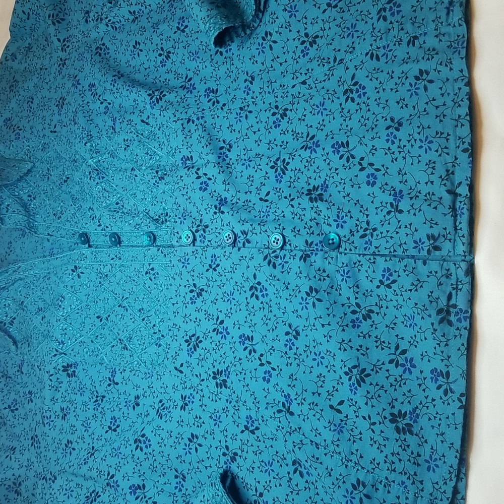 Talbots Long-Sleeve Collared Button-Front Blouse … - image 7